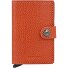  Miniwallet Vegetable Porte-cartes de crédit RFID en cuir 6,5 cm Modéle caramello-sand