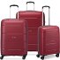  Galaxy 4 roues Set de valises 3 pièces Modéle dark red