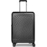  Vienna 4 roulettes Trolley M 65 cm avec soufflet d'extension Modéle black