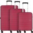 Summer Hit 4 roulettes Set de valises 3 pièces Modéle viva magenta