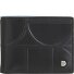 Up Porte-monnaie Protection RFID Cuir 11 cm Modéle black-pastel blue