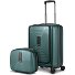  Essentials 14 Set de valises 2 pcs. trolley cabine avec soufflet extensible + beautycase Modéle pearl-green metallic