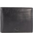  Porte-monnaie Como RFID cuir 9,5 cm Modéle black