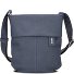  Mademoiselle.M Sac à bandoulière 22 cm Modéle nubuk blue