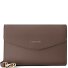  Bologna Leather Clutch Sac à bandoulière en cuir 23 cm Modéle taupe