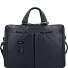  Harper Attaché-case Cuir véritable 40 cm Compartiment ordinateur Modéle black