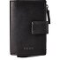  cerratano Porte-monnaie Protection RFID Cuir véritable 10.5 cm Modéle black