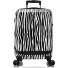  EZ Fashion 4 roulettes Trolley de cabine S 53 cm avec soufflet d'extension Modéle zebra