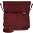  Mademoiselle.M Sac à bandoulière 31 cm Modéle cord bordeaux