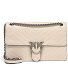  Love One Sac à bandoulière Cuir 26 cm Modéle bianco seta-matt silver