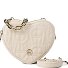  Fashion Mini sac à bandoulière Cuir véritable 14 cm Modéle macadamia white