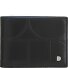  Up! Porte-monnaie Protection RFID Cuir 11 cm Modéle black-pastel blue