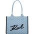  Skuare Sac de shopper 32 cm Modéle monogram denim light blue
