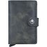  Miniwallet Vintage Porte-cartes de crédit Porte-monnaie RFID Cuir 6,5 cm Modéle olive black