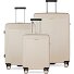  Linea 4 roues Set de valises 3 pièces Modéle beige