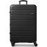  Miami 4 roulettes Trolley L 75 cm avec soufflet d'extension Modéle black