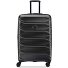  Meteor 4 roues Valise cabine L 78 cm avec soufflet d'extension Modéle deep black