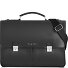  Valencia Attaché-case Cuir véritable 43 cm Compartiment ordinateur Modéle black