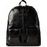  Flora Sac à dos de ville Cuir véritable 30 cm Modéle nero-gold