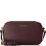  Sac à bandoulière en cuir « Bologna » pour appareil photo, double fermeture éclair, 18 cm Modéle burgundy
