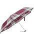  Alu Drop Parapluie de poche 23 cm Modéle garnet red check