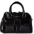  Flora Sac à main Cuir véritable 26 cm Modéle nero-gold