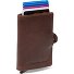  Baldwin Étui pour cartes de crédit Protection RFID Cuir véritable 6.5 cm Modéle brown