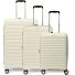  Travel Line 4700 4 roulettes Set de valises 3 pièces avec soufflet d'extension Modéle cream white