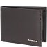  Leather Porte-monnaie Protection RFID Cuir véritable 11 cm Modéle braun-pure 2.0metal square