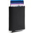  Junia Porte-monnaie Protection RFID Cuir véritable 10 cm Modéle black