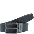  Ceinture réversible en cuir Modéle black-cognac | 90 cm