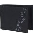  New Cryptan Porte-monnaie Protection RFID 11 cm Modéle schwarz-footsteps grey