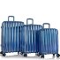  Astro 4 roulettes Set de valises 3 pièces avec soufflet d'extension Modéle blue