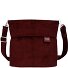 Mademoiselle.M Sac à bandoulière 25 cm Modéle cord bordeaux