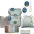  ErgoFlex Easy ECO Set de cartables 6 pièces Modéle Grey Planet