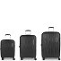  Infinity 4 roulettes Set de valises 3 pièces avec soufflet d'extension Modéle negro