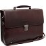  Salvatore Porte-documents Messenger Cuir 42 cm Compartiment pour ordinateur portable Modéle brown