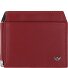  Polo Porte-monnaie Protection RFID Cuir véritable 11 cm Modéle rot