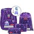  Space Set de cartables 5 pièces Modéle pegasus emily