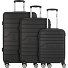  Seattle 4 roulettes Set de valises 3 pièces Modéle schwarz