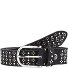  Ceinture à rivets en cuir Modéle schwarz | 80 cm