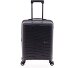  1700 4 roulettes Trolley de cabine 55 cm avec soufflet d'extension Modéle black