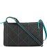  Sac à bandoulière Cuir 25 cm Modéle black