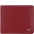  Polo Porte-monnaie Protection RFID Cuir véritable 12 cm Modéle rot