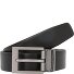  Travel Retail Ceinture réversible en cuir Modéle schwarz-dunkelbraun | 85 cm
