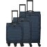  Skaii 4 roues Set de valises 3 pièces avec soufflet d'extension Modéle navy