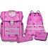  Ergo Compacto Set de cartables 5 pièces Modéle Pinky
