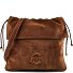  Lidia Sac à bandoulière Cuir véritable 34 cm Modéle cognac-cognac