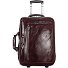  Blue Square 2 roues Valise business Cuir véritable 51 cm Compartiment ordinateur Modéle mahagonibraun