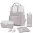  Bergen Set sac à dos à langer 4 pièces compartiment ordinateur portable Modéle muted clay